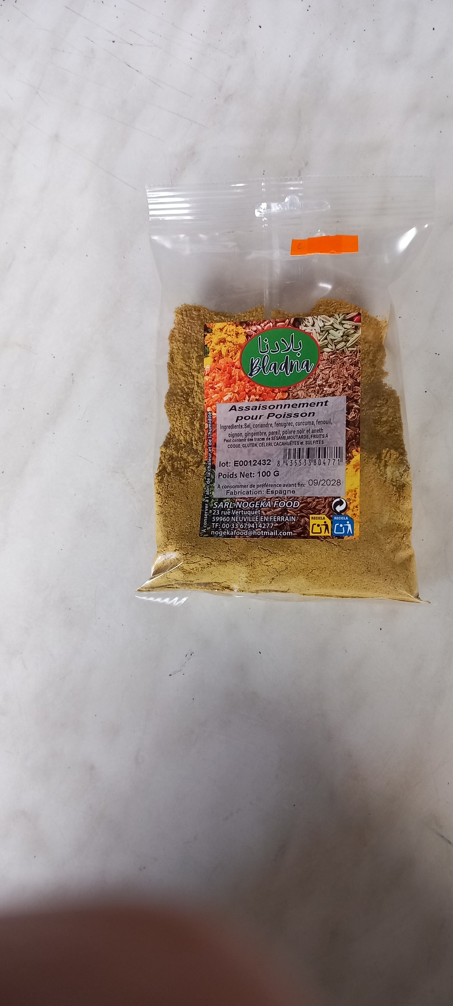 Épices poisson 100g