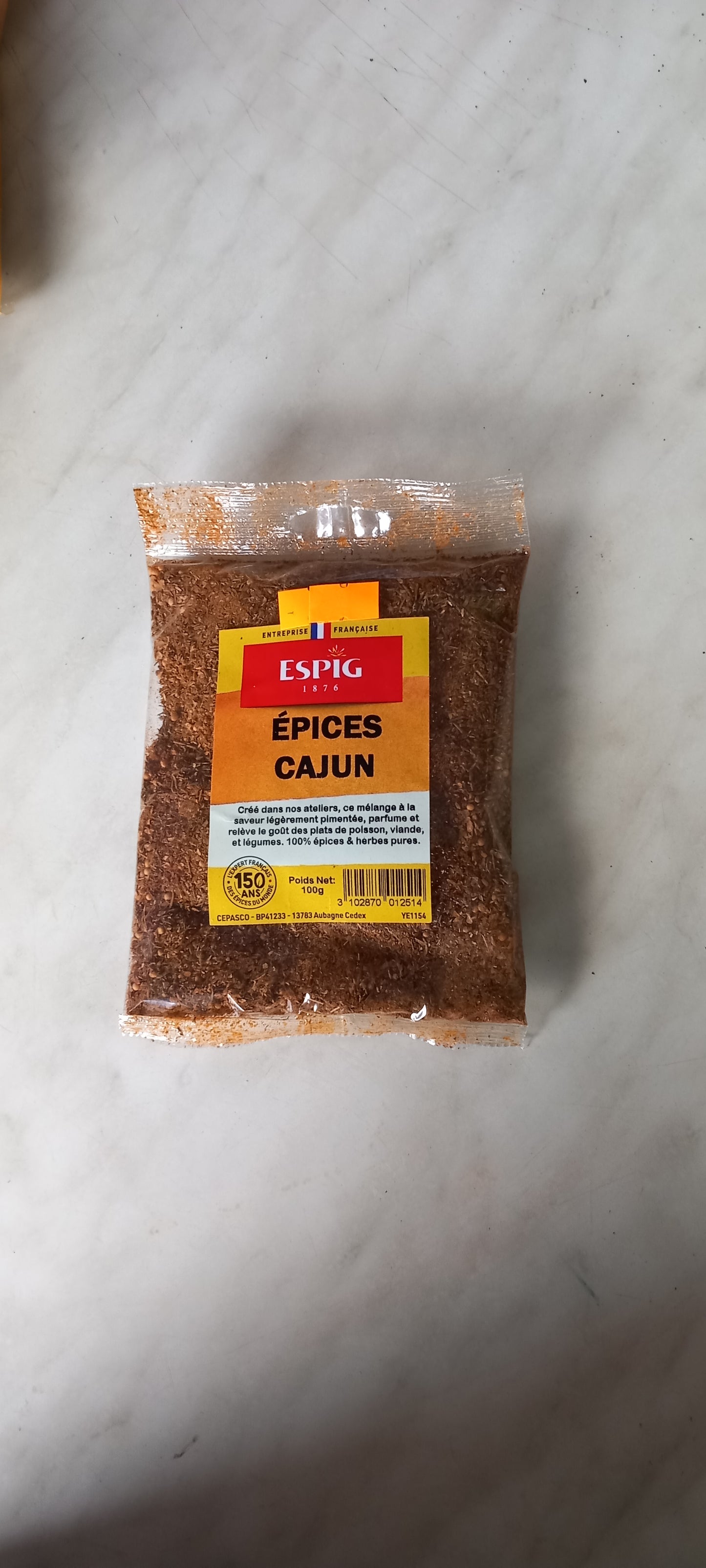 Épices cajun 100g
