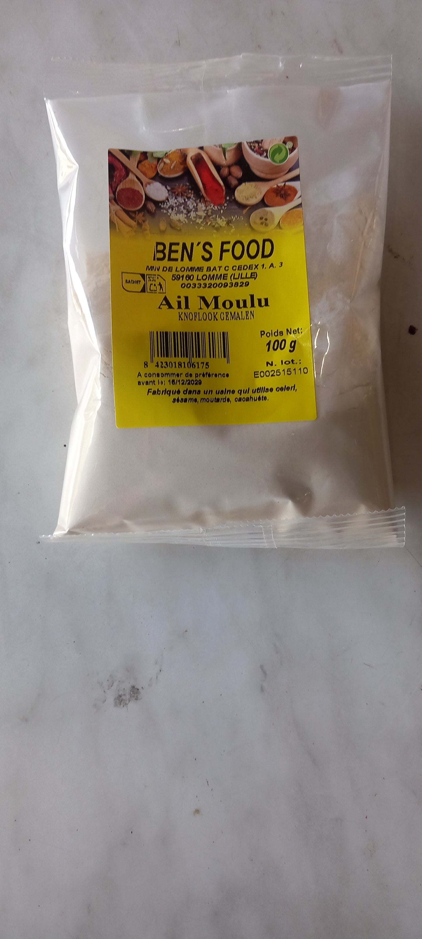Ail moulu 100g