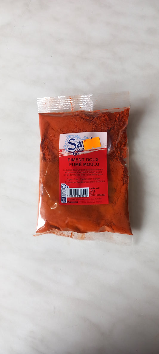 Piment doux fumé moulu 100g