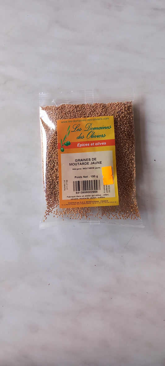 Moutarde jaune 100g