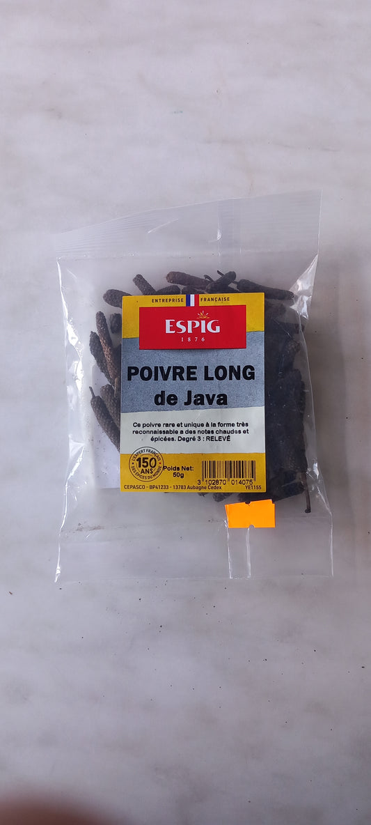 Poivre long de Java 50g
