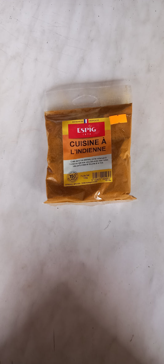 Cuisine à l'indienne 100g