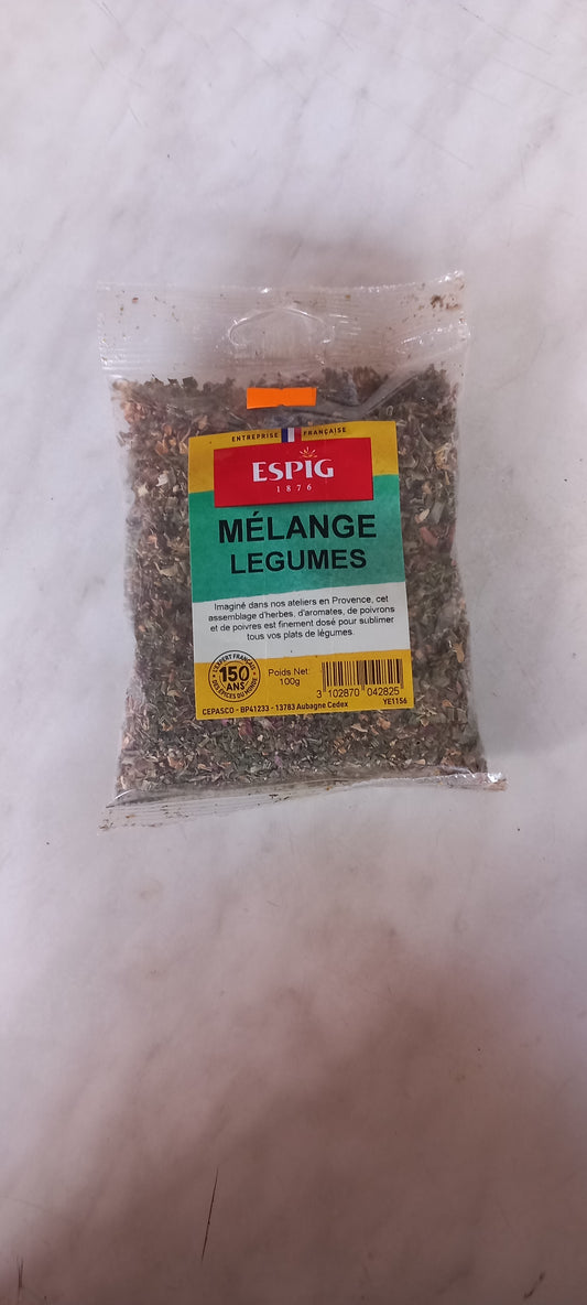Mélange légumes 100g